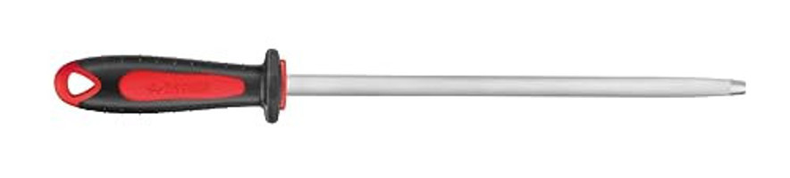 Fischer 30 cm Çelik Oval Masat Kırmızı Siyah