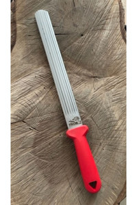 Tigon 44 cm Dövme Çelik Oval Masat Kırmızı