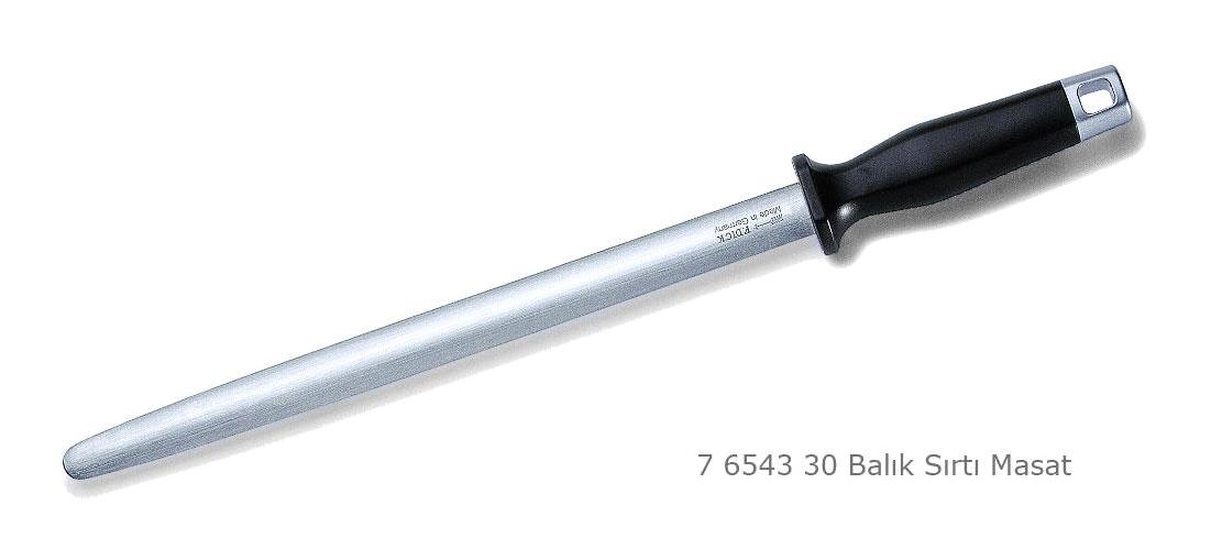 F.dick 7 6543 30 cm Yassı Balık Sırtı Oval Masat Gri Siyah