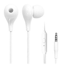 Lenovo Hf160 Silikonlu Mikrofonlu 3.5 Mm Jak Kablolu Kulaklık Beyaz