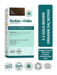 Robin & Odin 5.3 Gold Brown Likit Saç Boyası