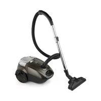 King KES-765 Srixplus 700 W Yatay Hepa Filtreli Toz Torbalı Süpürge Siyah