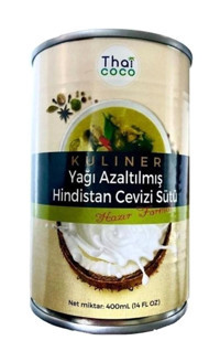 Thai Coco Yağı Azaltılmış Hindistan Cevizi Sütü 400 ml