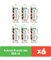 Pınar Kahveli Protein Sütü Laktozsuz 6'lı 500 ml