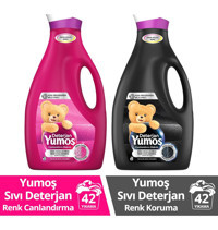 Yumoş Renkliler ve Siyahlar İçin 84 Yıkama Sıvı Deterjan 2x2.52 lt