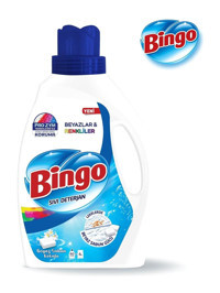 Bingo Beyaz Sabun Kokulu Beyazlar ve Renkliler İçin 40 Yıkama Sıvı Deterjan 2.6 lt