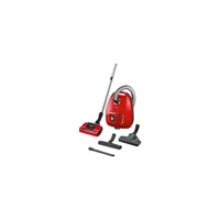 Bosch BGLS4PET2 600 W Yatay Toz Torbalı Süpürge Kırmızı