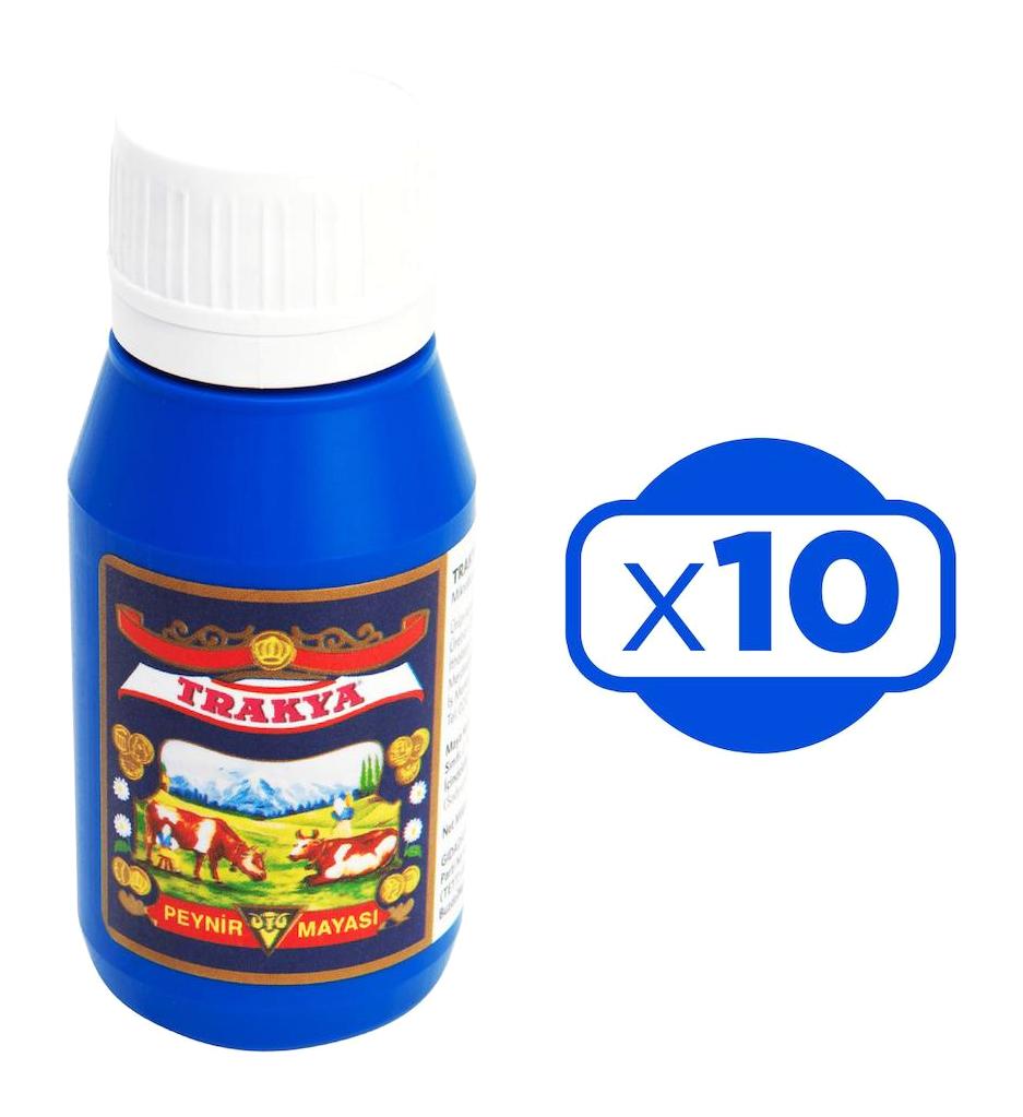 Trakya Sıvı Peynir Mayası 10x100 ml