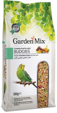 Gardenmix Platin Meyveli Muhabbet Kuşu Yemi 500 gr