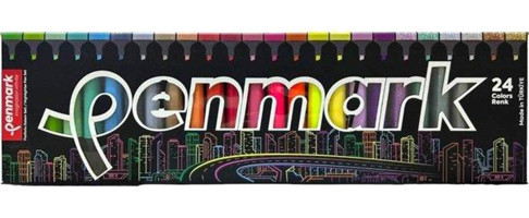 Penmark 24'lü Renkli Fosforlu Kalem Seti