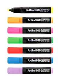 Artline 7'li Renkli Fosforlu Kalem Seti