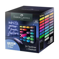 Faber-Castell 24'lü Renkli Fosforlu Kalem Seti