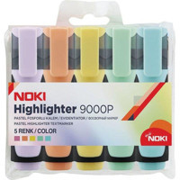Noki 5'li Pastel Renkli Fosforlu Kalem Seti