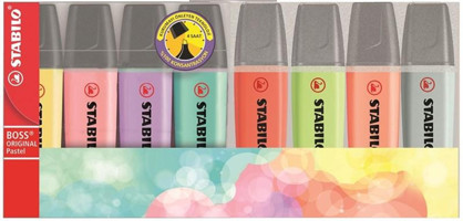Stabilo 8'li Pastel Renkli Fosforlu Kalem Seti