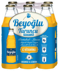Beyoğlu Turuncu Portakallı Limonlu Şişe Gazoz 6 Adet 250 ml
