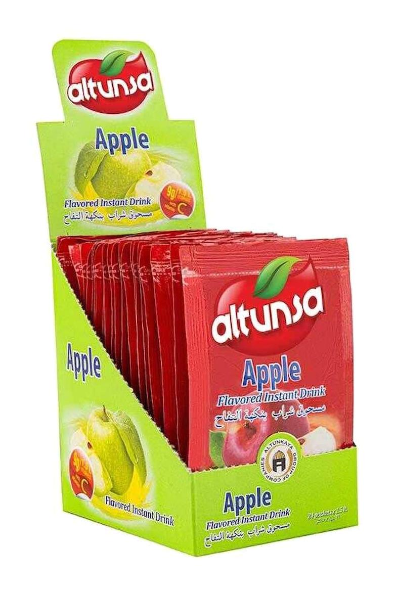 Altunsa Elma Aromalı Soğuk Toz Içecek 9 gr X 24 Adet