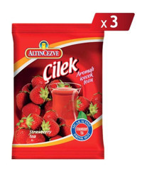 Altıncezve Çilek Aromalı Içecek Tozu 250 gr - 3lü Paket