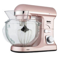 Fakir Culina Chef Paslanmaz Çelik 1000 W 5 lt Stand Hamur Yoğurma ve Mutfak Şefi Pembe