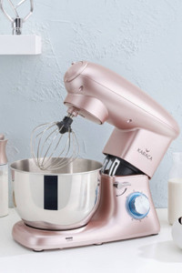 Karaca Multichef Plastik 1900 W 5.5 lt Stand Hamur Yoğurma ve Mutfak Şefi Rose Gold