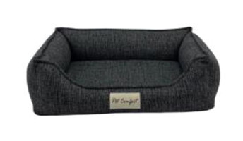 Pet Comfort Delta Yıkanabilir Tek Fonksiyonlu 55x45 cm Sepet Kedi Yatağı Siyah