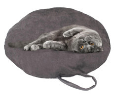 Pandogo Yıkanabilir Tek Fonksiyonlu 65 cm Minder Kedi Yatağı Gri