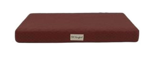 Pet Comfort Lima Yıkanabilir Tek Fonksiyonlu 45x75x8 cm Minder Kedi Yatağı Bordo