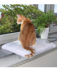 Trixie Yıkanabilir Tek Fonksiyonlu 51x36 cm Minder Kedi Yatağı Beyaz