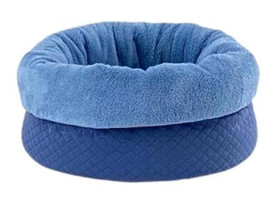 Pet Comfort Oslo Yıkanabilir Tek Fonksiyonlu 50 cm Sepet Kedi Yatağı Mavi