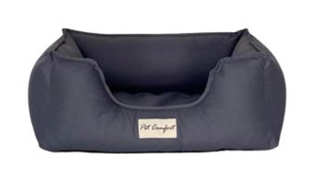 Pet Comfort Alpha Yıkanabilir Tek Fonksiyonlu 60x50 cm Sepet Kedi Yatağı Antrasit