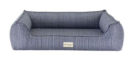 Pet Comfort Delta Yıkanabilir Tek Fonksiyonlu 90x70 cm Sepet Kedi Yatağı Mavi