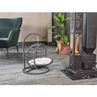 Homedora Sallanan Ayaklı Yıkanabilir Tek Fonksiyonlu 65x45x45 cm Hamak Kedi Yatağı Siyah