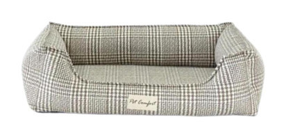 Pet Comfort Delta Yıkanabilir Tek Fonksiyonlu 75x60 cm Sepet Kedi Yatağı Bej
