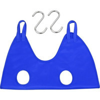 Zsykd Asılı Sallanan Yıkanabilir Tek Fonksiyonlu 92x52 cm Hamak Kedi Yatağı Mavi