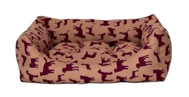 Pet Comfort Uniform Yıkanabilir Tek Fonksiyonlu 60x50 cm Sepet Kedi Yatağı Bej