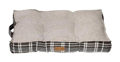 Dubex Premium British Cushion Yıkanabilir 48x37x10 cm Minder Kedi Yatağı Bej