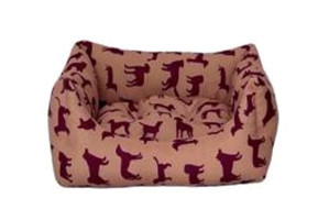 Pet Comfort Uniform Yıkanabilir Tek Fonksiyonlu 50x40 cm Sepet Kedi Yatağı Kshverengi
