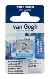 Talens Van Gogh 12 Tablet 843 Interference White Sulu Boya