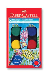 FaberCastell 8 Renk Küçük Boy Sulu Boya