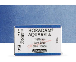 Schmincke Horadam Aquarell Tam Tablet Dark Blue Indigo Sulu Boya