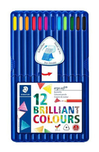 Staedtler Ergosoft 12 Renk Kuru Boya 157 Sb12 Sulu Boya