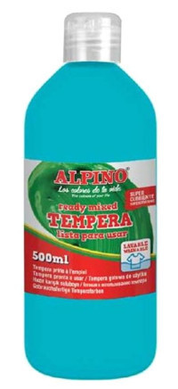 Alpino Tempera 500 ml Açık Mavi Sulu Boya
