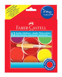 FaberCastell 12 Renk Jumbo Sulu Boya