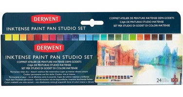 Derwent Inktense Paint Pan Studio 24'lü Sulu Boya