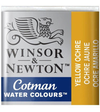 Winsor & Newton Cotman Yarım Tablet N 744 Yellow Ochre Sulu Boya