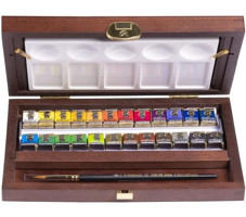Rembrandt Prof. Tablet Ahşap Kutu 22 Renk Gener Sulu Boya