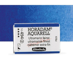 Schmincke Horadam Aquarell Tam Tablet Ultramarine Fines Sulu Boya