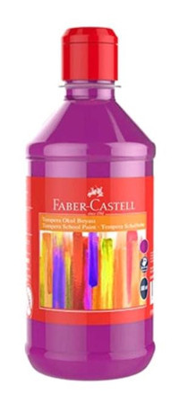 Faber Tempera Pembe Okul Boyası 500 ml Sulu Boya