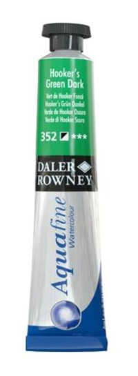 Daler Rowney Aquafine Tüp 8 ml Hooker'S Green 352 Sulu Boya