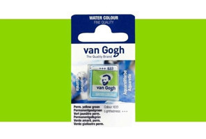 Van Gogh Permanent Yellow Green 633 Yarım Tablet Sulu Boya