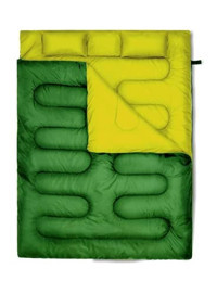 My Lizbon -10 Derece Polyester 4 Mevsim Kamp Çift Kişilik Yetişkin Uyku Tulumu Yeşil
